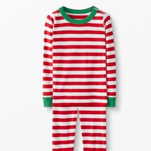 Hanna Andersson holiday pjs 120cm red/green NWT